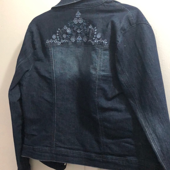 kohl's plus size denim jacket